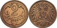 Österreich, Kaiser Franz Joseph I. 2 Heller -