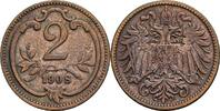 Österreich, Kaiser Franz Joseph I. 2 Heller -