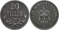 Österreich, Karl I., 1916-1918 20 Filler -