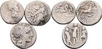 Römisches Reich - Republik Lot mit 3x Denare -