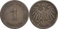 1 Pfennig 1893 G Deutsches Reich  ss-