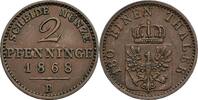Preussen, Wilhelm I. 1861-1888 2 Pfennige -