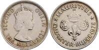 Mauritius 1/4 Rupee Queen Elizabeth II. -