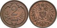 Österreich Kaisertum 2 Heller Kaiser Franz Joseph I. -