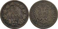 Österreich Kaisertum 5/10 Kreuzer Kaiser Franz Joseph I. -