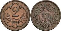 Österreich Kaisertum 2 Heller Kaiser Franz Joseph I. -