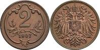 Österreich Kaisertum 2 Heller Kaiser Franz Joseph I. -