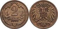 Österreich Kaisertum 2 Heller Kaiser Franz Joseph I. -