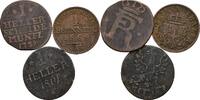 Altdeutschland Lot 3 Stück Münzen -