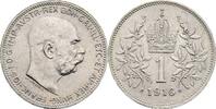 Kaisertum Österreich 1 Krone Kaiser Franz Joseph I. 1848-1916 -