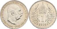 Kaisertum Österreich 1 Krone Kaiser Franz Joseph I. 1848-1916 -