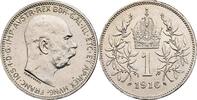 Kaisertum Österreich 1 Krone Kaiser Franz Joseph I. 1848-1916 -