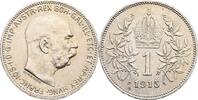 Kaisertum Österreich 1 Krone Kaiser Franz Joseph I. 1848-1916 -