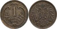 Kaisertum Österreich 1 Heller Kaiser Franz Joseph I. 1848-1916 -