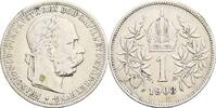 Kaisertum Österreich 1 Krone Kaiser Franz Joseph I. 1848-1916 -