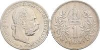 Kaisertum Österreich 1 Krone Kaiser Franz Joseph I. 1848-1916 -