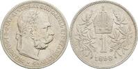 Kaisertum Österreich 1 Krone Kaiser Franz Joseph I. 1848-1916 -