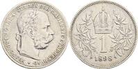 Kaisertum Österreich 1 Krone Kaiser Franz Joseph I. 1848-1916 -