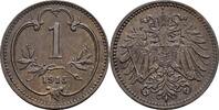 Kaisertum Österreich 1 Heller Kaiser Franz Joseph I. 1848-1916 -