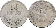 Kaisertum Österreich 10 Filler Kaiser Franz Joseph I. 1848-1916 -