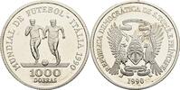 Sao Tome und Principe 1000 Dobras Fussball WM in Italien 1990 -