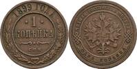 Russland Zarenreich Nikolaj II. 1894-1917 1 Kopejka 1899 ss