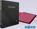 Album POPULAIR Zwart met goudopdruk - incl. 5 muntbladen en rode schutbladen -