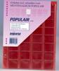 4 x 32-vaks populair muntbladen met rode schutbladen (voor complete €series) -