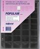 4 x 32-vaks populair muntbladen met zwarte schutbladen (voor complete €series) -
