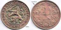 Nederlandse Antillen Nederlandse Antillen 1956 2,5 Cent Juliana met stempelbarstje -