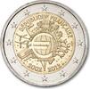 Speciale 2 euromunten 2 Euro Frankrijk 2012 10 Jaar Euro -