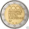 Speciale 2 euromunten 2 Euro Frankrijk 2008 EU Voorzitter -