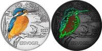 Oostenrijk 3 Euro Oostenrijk 2017 3 euro Ijsvogel -