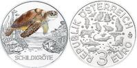 Oostenrijk 3 Euro Oostenrijk 2019 3 euro Schildpad -