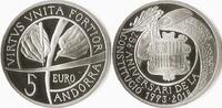 Andorra 5 euro2018 25 jaar Constitutie zilver -