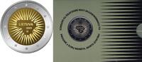 Speciale 2 euromunten 2 Euro Litouwen 2025  Defensie  in coincard 2 Euro 2025 