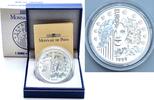 Frankrijk 1999 '1 euro is 6,55957 Francs' Zilver Proof