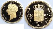 Replica van '20 Gulden 1808' Goud met certificaat. -