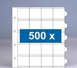 500 x 20-vaks populair muntbladen zonder schutbladen -