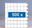 500 x 42-vaks populair muntbladen zonder schutbladen -