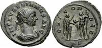 Römisches Kaiserreich Aurelianus Antoninian Siscia 271/272 IOVI CONSER Jupiter Globus Zepter RIC 225 Antoninian 271/272 Fast vorzüglich / vorzüglich